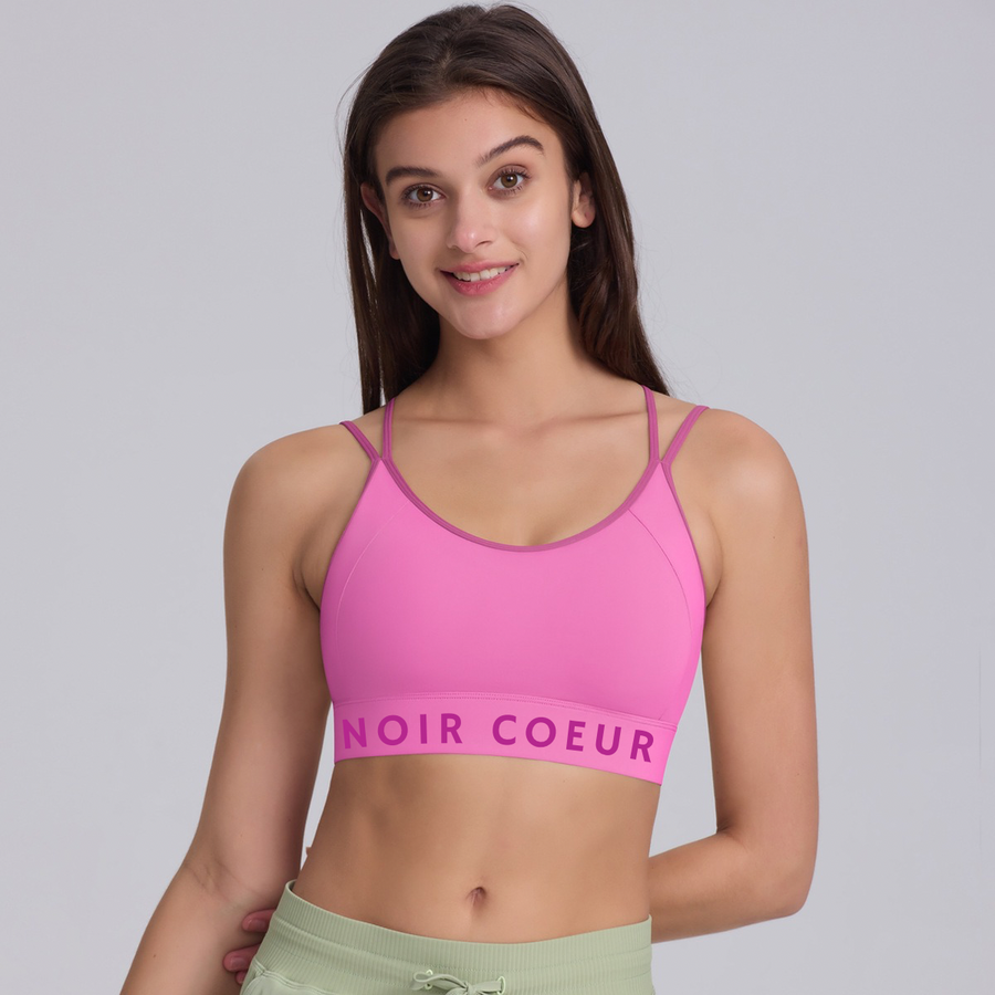 Noir Cœur Pink Strong Back Top