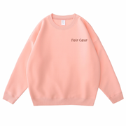 Noir Cœur Oversized Pink Sweater