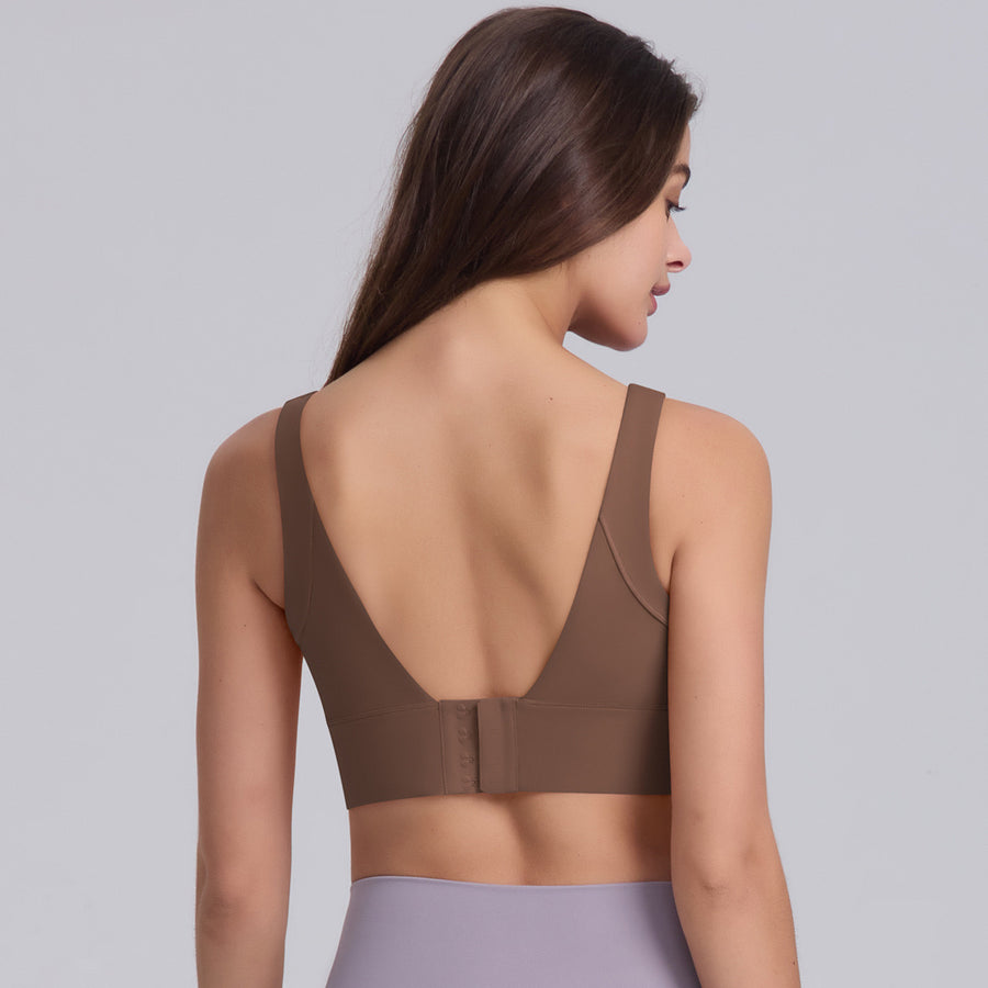 Noir Cœur Brown Gym Top