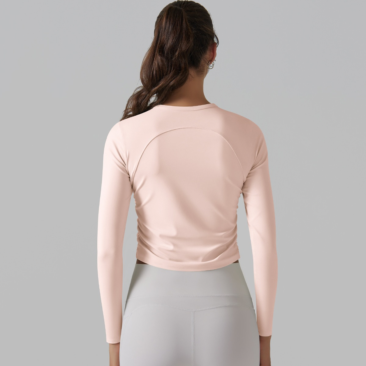 Noir Cœur Pink Long Sleeve Top