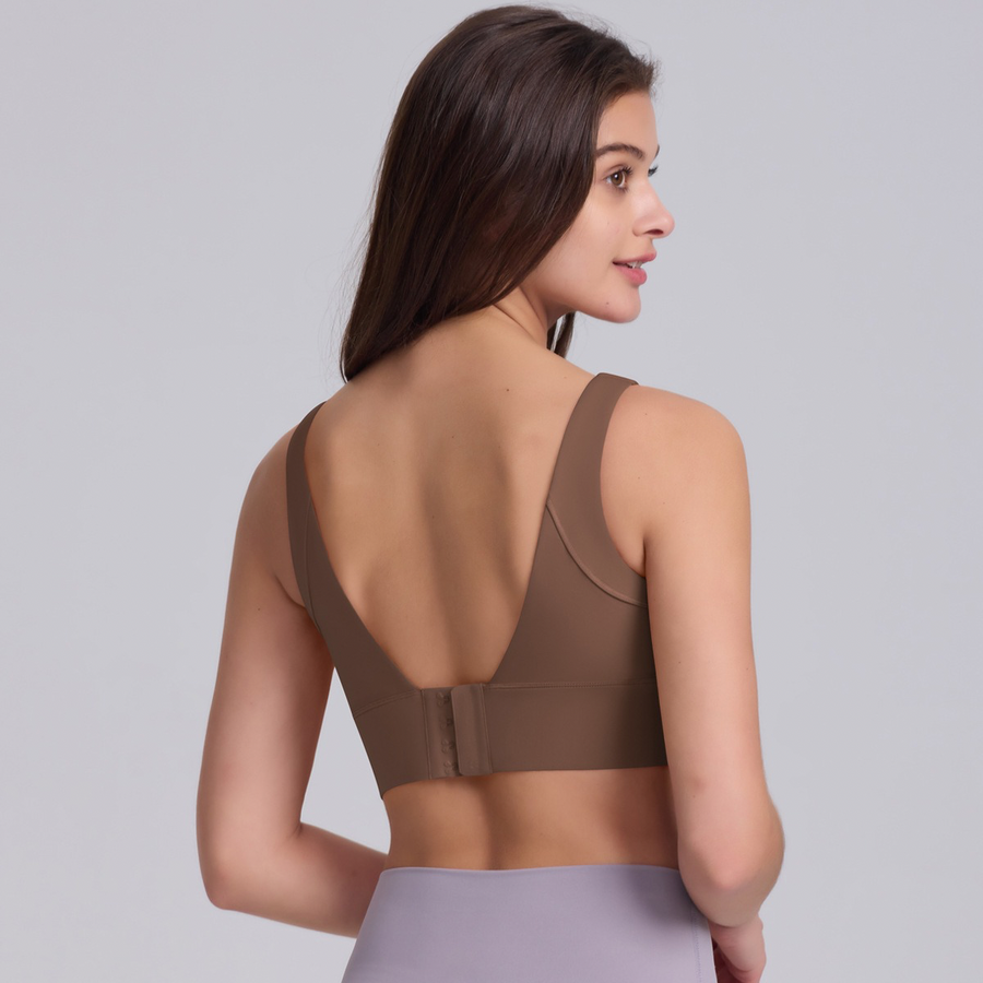 Noir Cœur Brown Gym Top