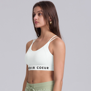 Noir Cœur White Strong Back Top