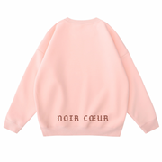 Noir Cœur Oversized Pink Sweater