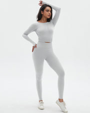 Noir Cœur White Long Sleeve Co-ord Set