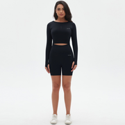 Noir Cœur Black Co-ord Set