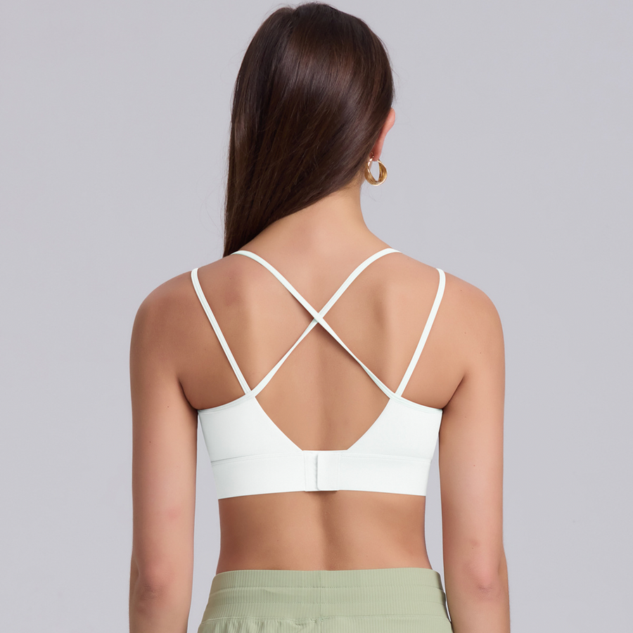 Noir Cœur White Strong Back Top