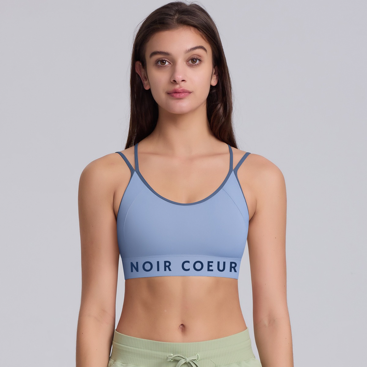 Noir Cœur Blue Strong Back Top